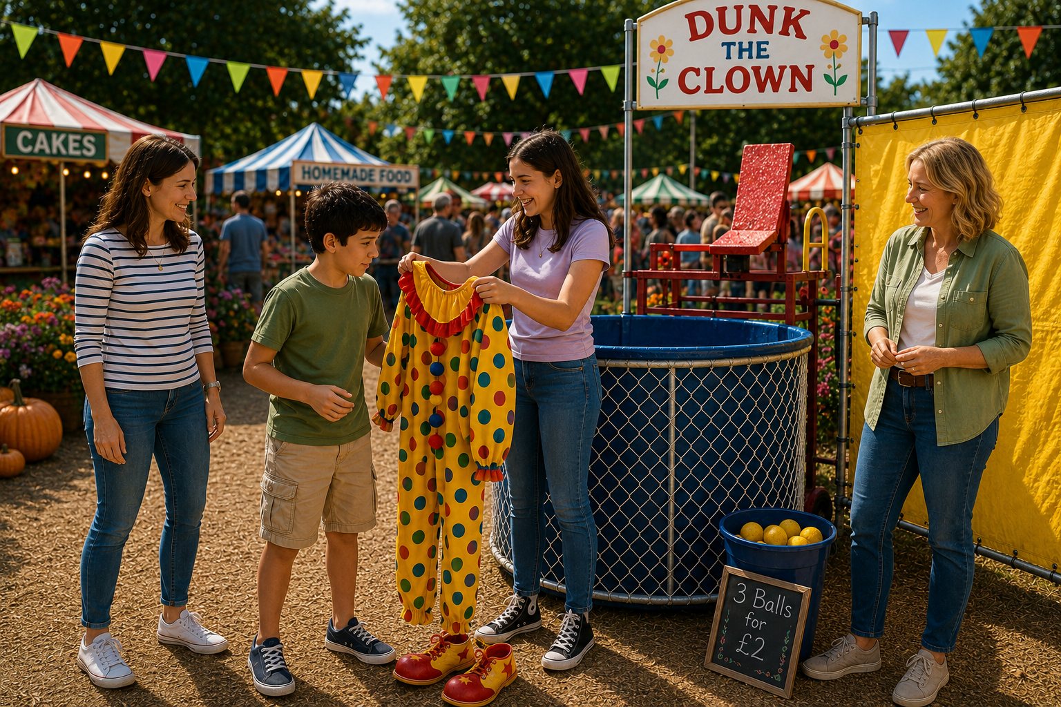 Daniel’s Turn at the Dunk Tank
